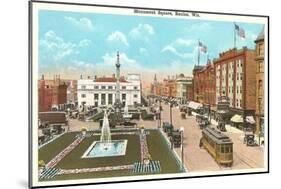 Monument Square, Racine, Wisconsin-null-Mounted Art Print