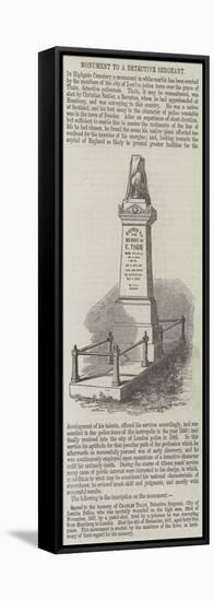 Monument to a Detective Sergeant-null-Framed Stretched Canvas