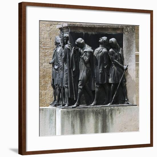 Monument to Achilles Delphic, San Marino, Republic of San Marino-null-Framed Giclee Print