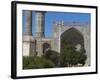 Monument to Afghanistan's Fallen Soldiers in Front of Friday Mosque, Herat Province, Afghanistan-Jane Sweeney-Framed Photographic Print