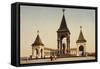 Monument to Alexander II in the Moscow Kremlin, Russia, C1904-C1905-null-Framed Stretched Canvas