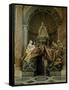 Monument to Alexander VII in the North Transept, 1672-78-Giovanni Lorenzo Bernini-Framed Stretched Canvas