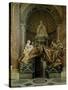 Monument to Alexander VII in the North Transept, 1672-78-Giovanni Lorenzo Bernini-Stretched Canvas