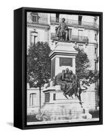 Monument to Alexandre Dumas Pere, 1883-Gustave Doré-Framed Stretched Canvas