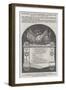 Monument to Be Erected in Bombay Cathedral-null-Framed Giclee Print