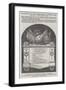 Monument to Be Erected in Bombay Cathedral-null-Framed Giclee Print