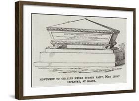 Monument to Charles Henry Sydney Raitt, 90th Light Infantry, at Malta-null-Framed Giclee Print