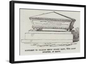 Monument to Charles Henry Sydney Raitt, 90th Light Infantry, at Malta-null-Framed Giclee Print