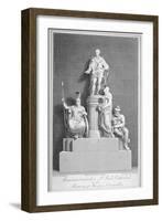 Monument to Charles, Marquis Cornwallis, St Paul's Cathedral, City of London, 1805-Samuel Rawle-Framed Giclee Print