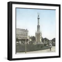 Monument to Christopher Columbus (Around 1451-1506)-Leon, Levy et Fils-Framed Photographic Print