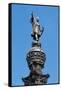 Monument to Christopher Columbus, Barcelona, Catalonia, Spain-null-Framed Stretched Canvas