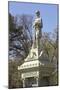 Monument to Civil War Soldiers from Michigan Who Died in the Battle of Shiloh-null-Mounted Premium Giclee Print