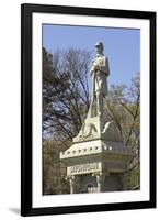 Monument to Civil War Soldiers from Michigan Who Died in the Battle of Shiloh-null-Framed Giclee Print