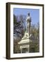 Monument to Civil War Soldiers from Michigan Who Died in the Battle of Shiloh-null-Framed Giclee Print