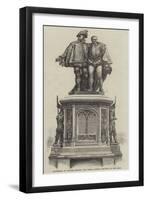 Monument to Counts Egmont and Horn, Lately Erected at Brussels-null-Framed Giclee Print