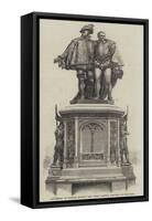 Monument to Counts Egmont and Horn, Lately Erected at Brussels-null-Framed Stretched Canvas