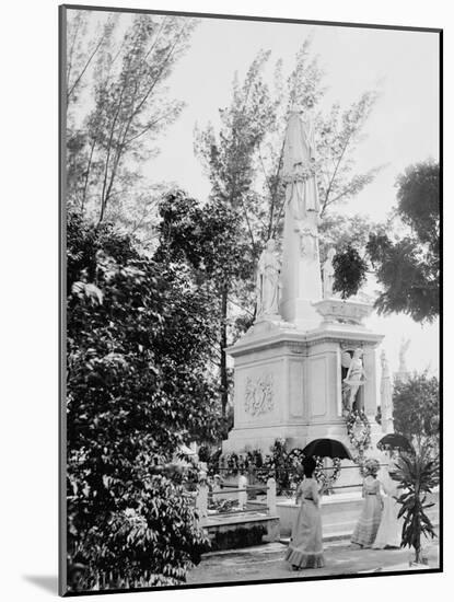 Monument to Cuban Students, Colon Cemetery, Havana, Cuba-null-Mounted Photo