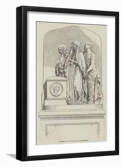 Monument to Dr Alison, at Edinburgh-null-Framed Giclee Print