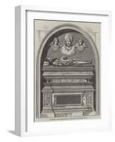 Monument to Dr John Yonge, in the Rolls Chapel-null-Framed Giclee Print