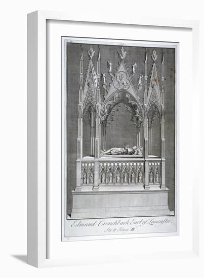 Monument to Edmund Crouchback, Earl of Lancaster, Westminster Abbey, London, 1742-James Cole-Framed Giclee Print
