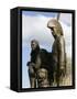 Monument to Explorers Lewis and Clark, St. Charles, Missouri-Walter Bibikow-Framed Stretched Canvas