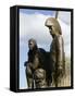 Monument to Explorers Lewis and Clark, St. Charles, Missouri-Walter Bibikow-Framed Stretched Canvas