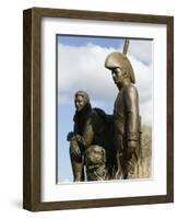 Monument to Explorers Lewis and Clark, St. Charles, Missouri-Walter Bibikow-Framed Photographic Print