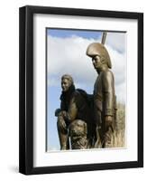 Monument to Explorers Lewis and Clark, St. Charles, Missouri-Walter Bibikow-Framed Photographic Print