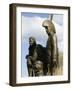 Monument to Explorers Lewis and Clark, St. Charles, Missouri-Walter Bibikow-Framed Photographic Print