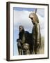 Monument to Explorers Lewis and Clark, St. Charles, Missouri-Walter Bibikow-Framed Photographic Print