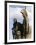 Monument to Explorers Lewis and Clark, St. Charles, Missouri-Walter Bibikow-Framed Photographic Print