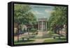 Monument to Four Georgia Poets, 1943-null-Framed Stretched Canvas