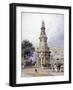 Monument to George Iv, Battle Bridge (Now King's Cros), London, 1835-George Sidney Shepherd-Framed Giclee Print