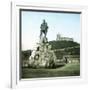 Monument to Giuseppe Garibaldi (1807-1882), Italian Politician (1887), Turin (Italy), Circa 1890-Leon, Levy et Fils-Framed Photographic Print