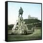 Monument to Giuseppe Garibaldi (1807-1882), Italian Politician (1887), Turin (Italy), Circa 1890-Leon, Levy et Fils-Framed Stretched Canvas