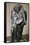 Monument to Honore' De Balzac-Auguste Rodin-Framed Stretched Canvas