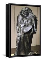 Monument to Honore' De Balzac-Auguste Rodin-Framed Stretched Canvas