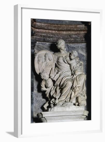 Monument to Horace Falconieri and Octavia Sacchetti-null-Framed Giclee Print