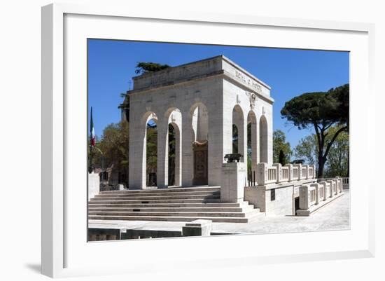 Monument to Italian Patriots Who Died During the Independence Wars-James Emmerson-Framed Photographic Print