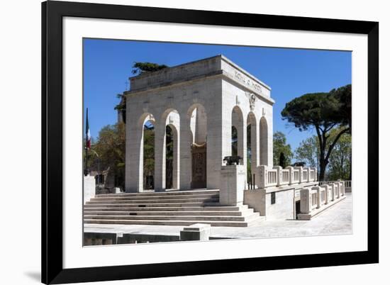 Monument to Italian Patriots Who Died During the Independence Wars-James Emmerson-Framed Photographic Print