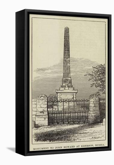 Monument to John Howard at Kherson, Russia-null-Framed Stretched Canvas