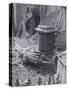 Monument to John Milton and Part of St Giles Without Cripplegate after Bomb Damage, C1940-null-Stretched Canvas