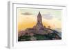 Monument to Kaiser Wilhelm I, 1900-null-Framed Giclee Print