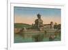 Monument to Kaiser Wilhelm I, Koblenz. Postcard Sent in 1913-German photographer-Framed Giclee Print