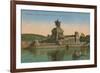 Monument to Kaiser Wilhelm I, Koblenz. Postcard Sent in 1913-German photographer-Framed Giclee Print