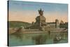 Monument to Kaiser Wilhelm I, Koblenz. Postcard Sent in 1913-German photographer-Stretched Canvas