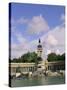 Monument to King Alfonso XII in El Retiro Park, Madrid, Spain, Europe-Sergio Pitamitz-Stretched Canvas