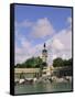 Monument to King Alfonso XII in El Retiro Park, Madrid, Spain, Europe-Sergio Pitamitz-Framed Stretched Canvas