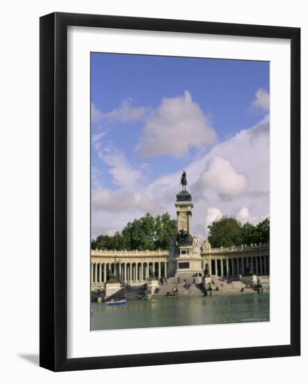 Monument to King Alfonso XII in El Retiro Park, Madrid, Spain, Europe-Sergio Pitamitz-Framed Photographic Print