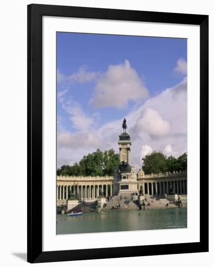 Monument to King Alfonso XII in El Retiro Park, Madrid, Spain, Europe-Sergio Pitamitz-Framed Photographic Print